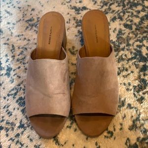 14th & union, Slip on suede sandals